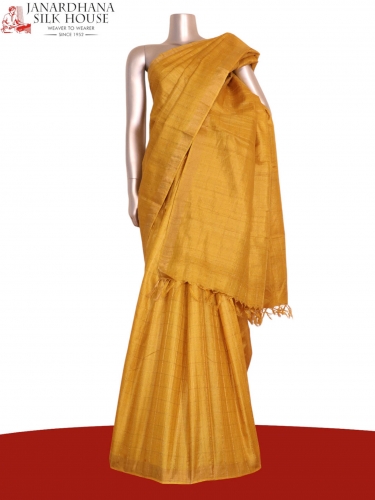 Handloom Pure Tussar Silk Saree